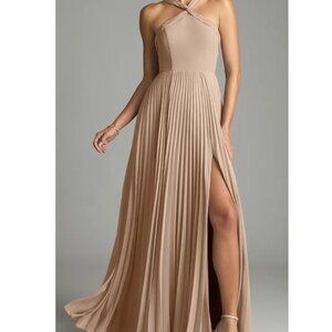 Azazie Afra in Taupe